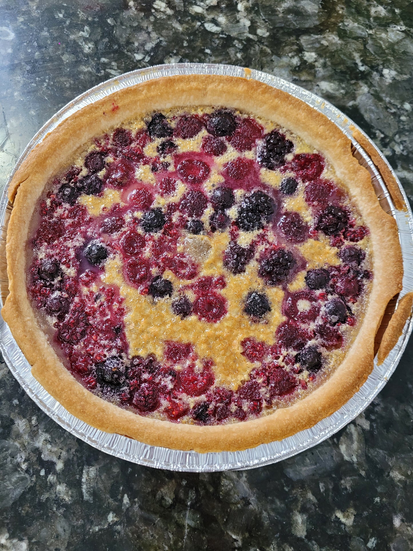 Tarte Sirop d'érable et Petits fruits