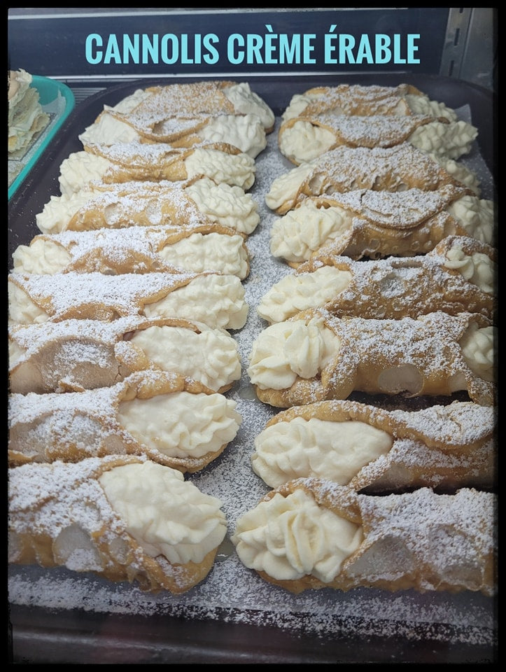 Cannolis Crème à l'érable